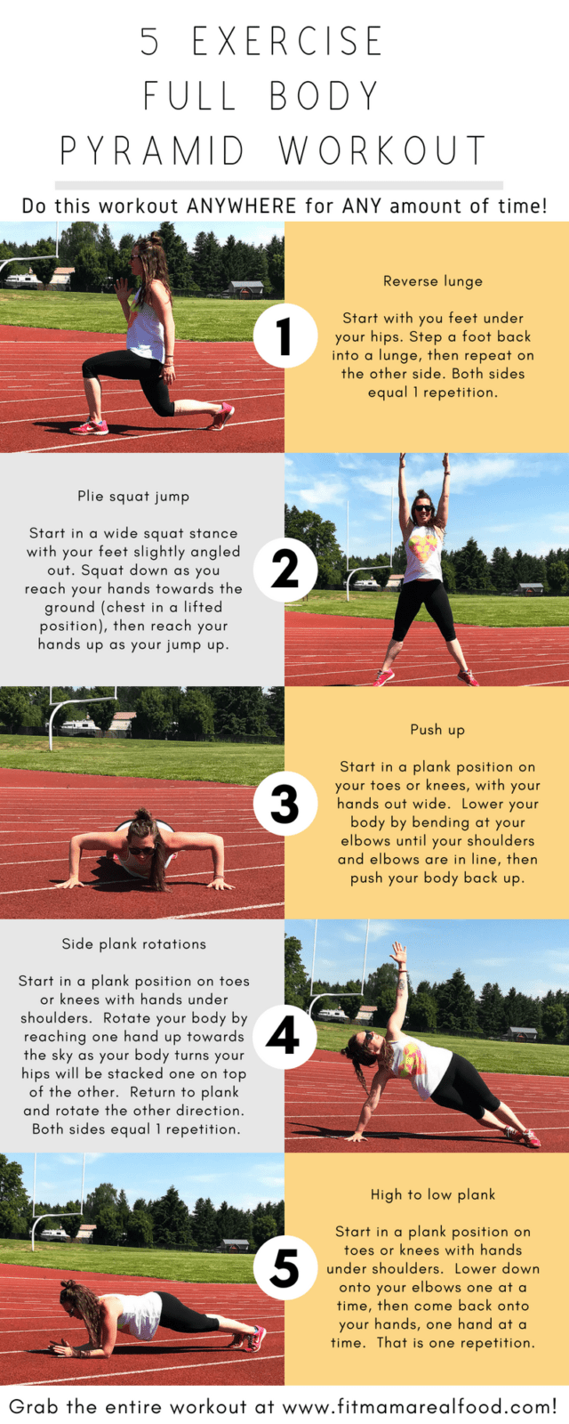 workout anywhere with this 5 exercise full body pyramid workout anywhere with this 5 exercise full body pyramid