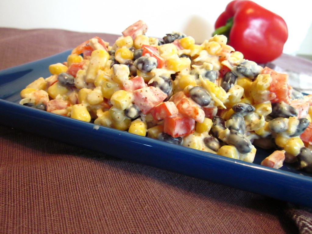 creamy corn and bean salad + sunday prep Fit Mama Real Food