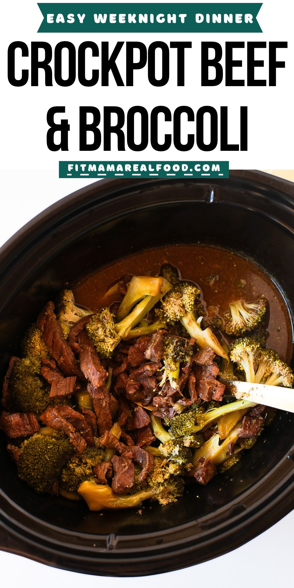 Healthy Crockpot Beef and Broccoli
