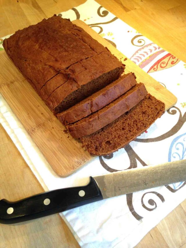 peanut butter pumpkin snack bread Fit Mama Real Food