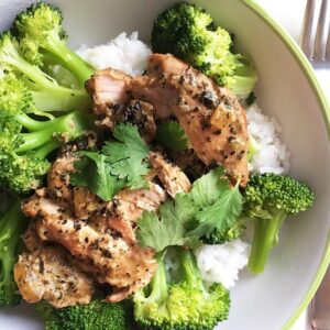 Crock Pot Coconut Green Curry Basil Chicken