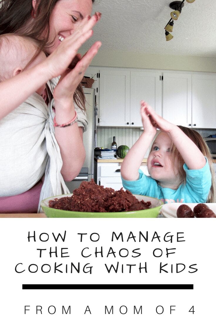 how to manage the chaos of cooking with kids