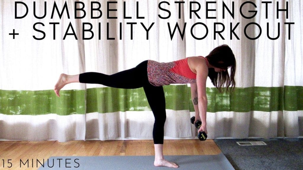 15 minute full body strength and stability workout