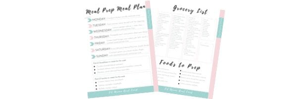 7 day Meal Prep Meal Plan