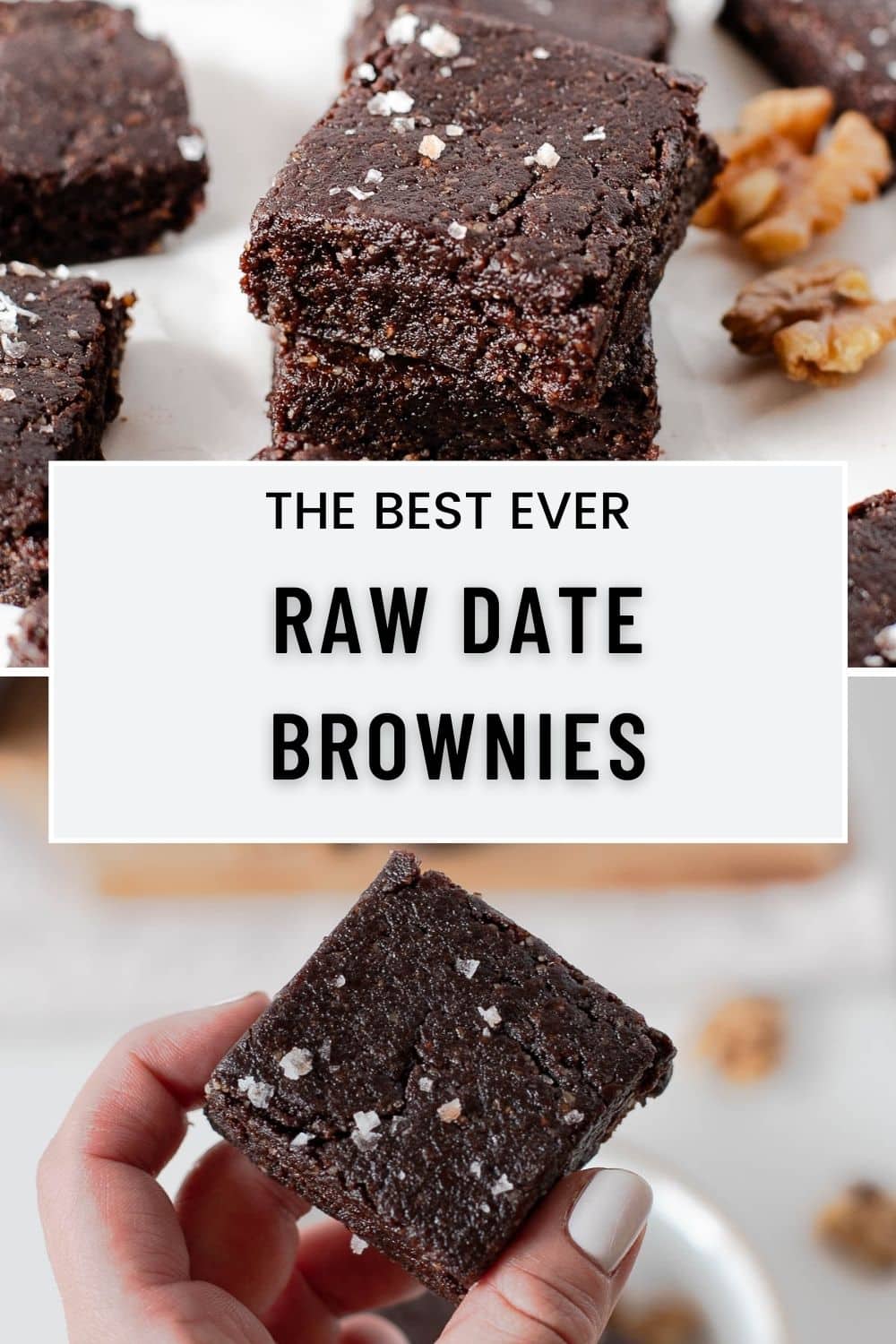 vegan brownies with dates