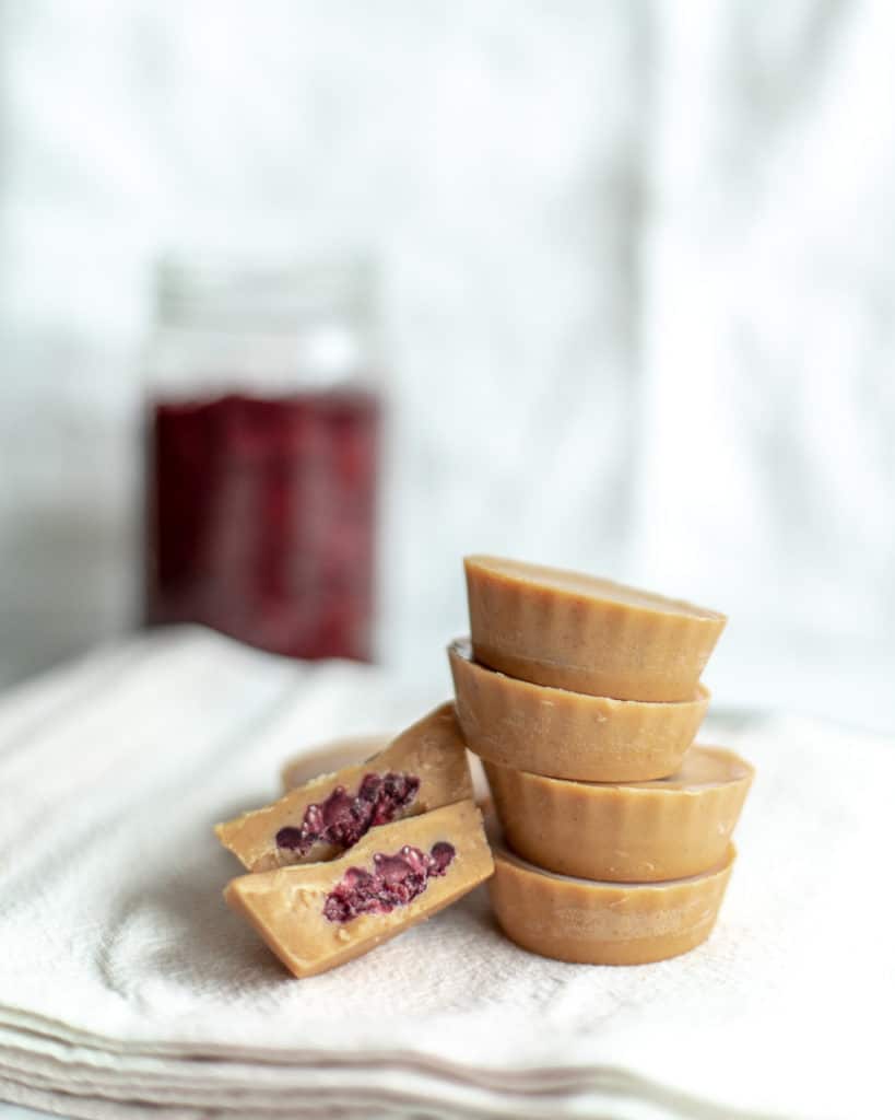 Peanut Butter and Jelly Fat Bombs Recipe