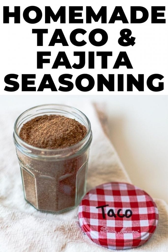 Homemade Taco and Fajita Seasoning