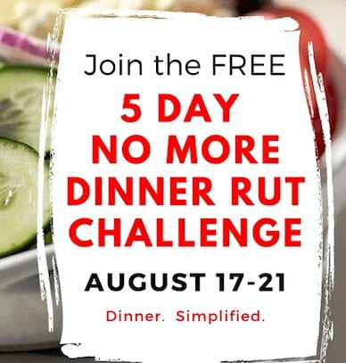 no more dinner rut challenge
