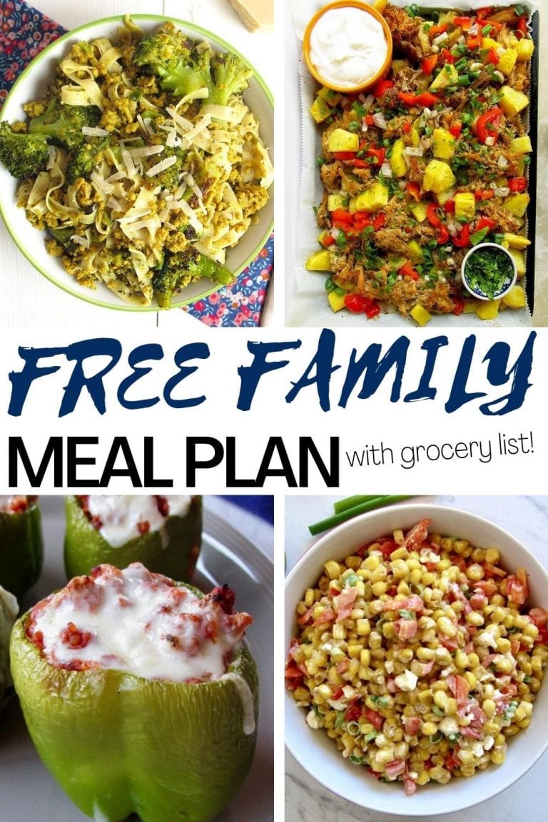 Free Family Friendly Meal Plan – Fit Mama Real Food