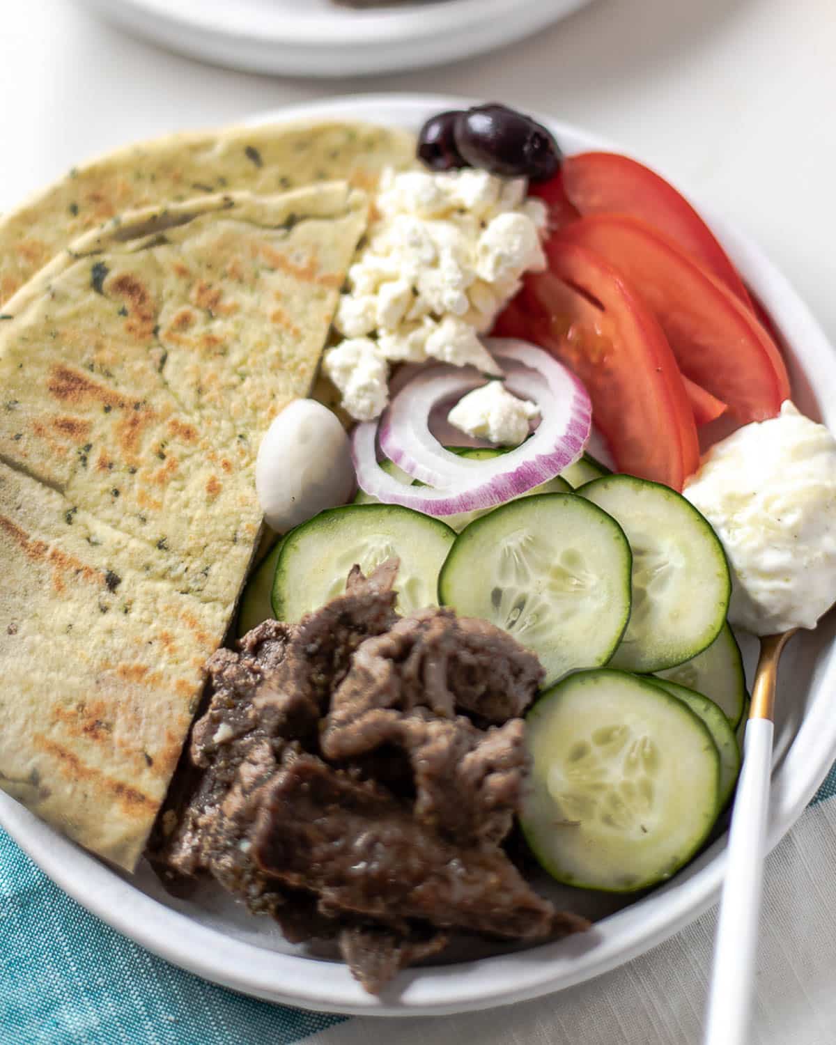 easy beef gyro recipe - healthy!