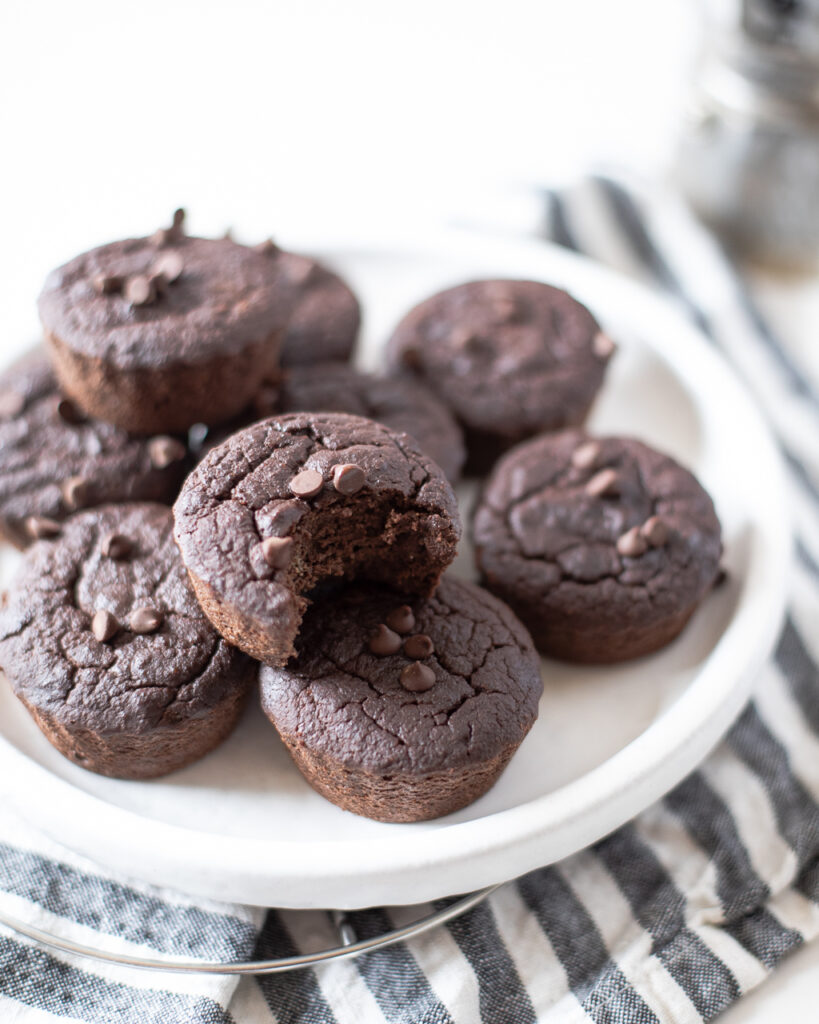 healthy mocha muffins