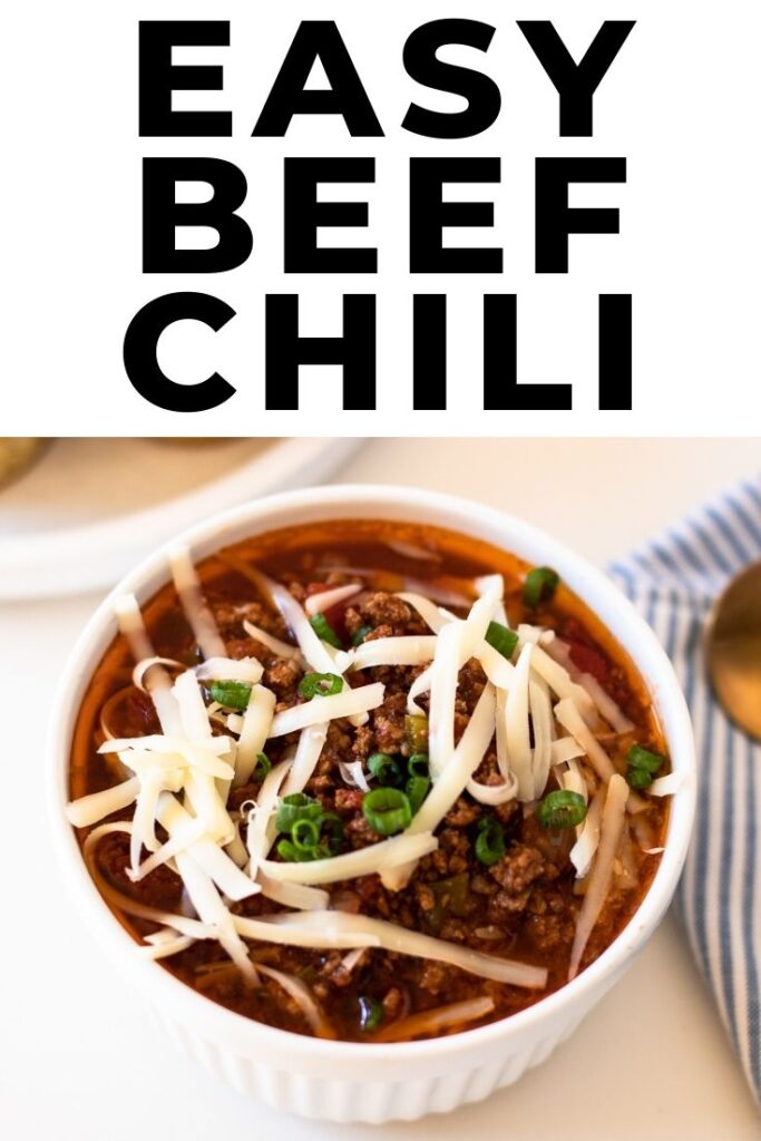 easy beef chili recipe