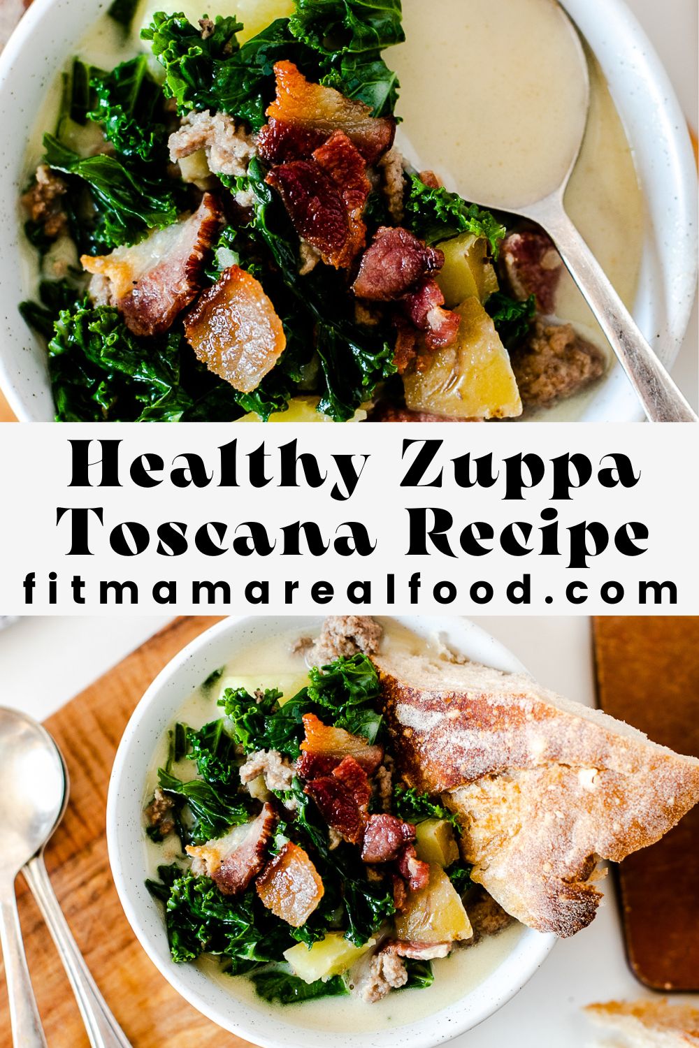 Homemade Dairy Free Zuppa Toscana Soup