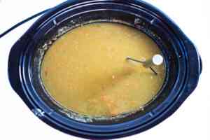 how to make Crockpot split pea soup with ham
