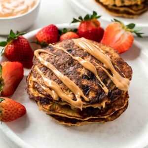 Banana Egg Oatmeal Pancakes