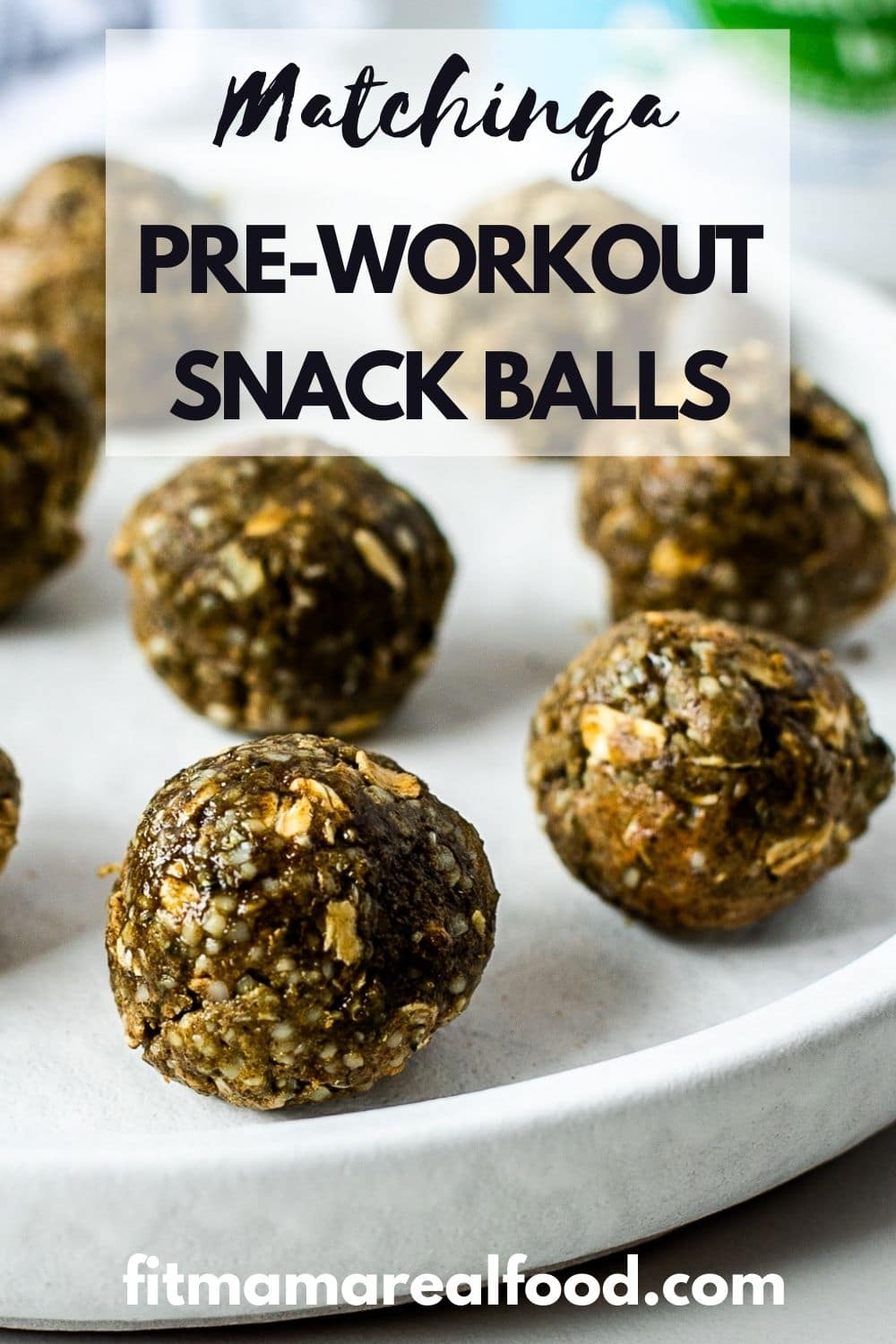 Matchinga Pre Workout Snack Balls