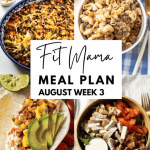 August Week 3 Meal Plan