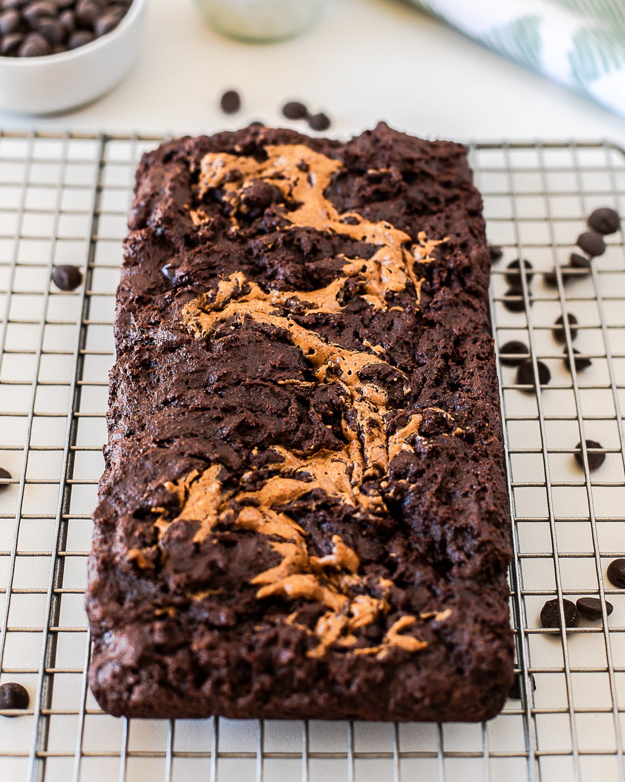 chocolate almond butter brownies