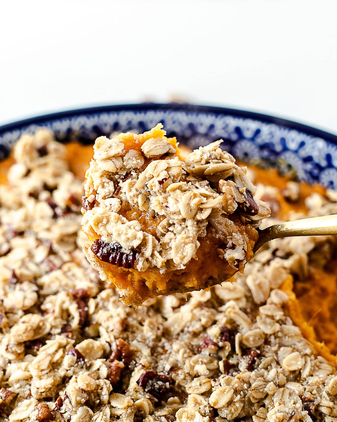 Dairy Free Sweet Potato Casserole with Pecan Topping Fit Mama Real Food