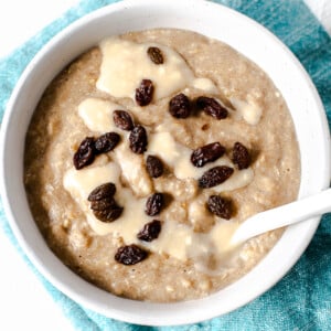 cinnamon roll oatmeal recipe
