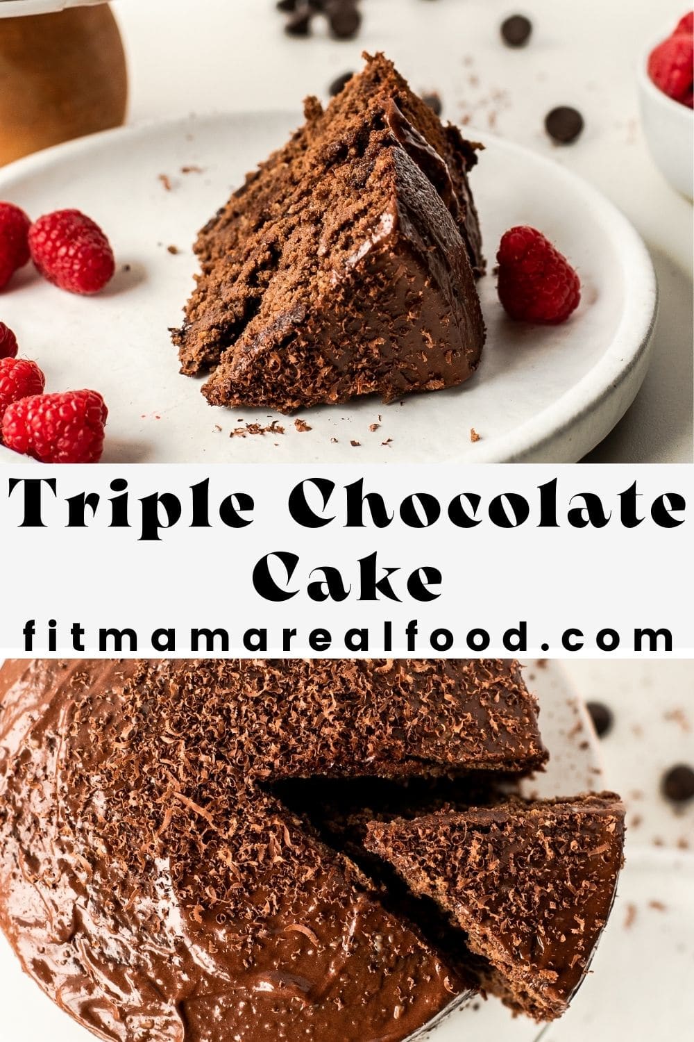 triple chocolate cake recipe