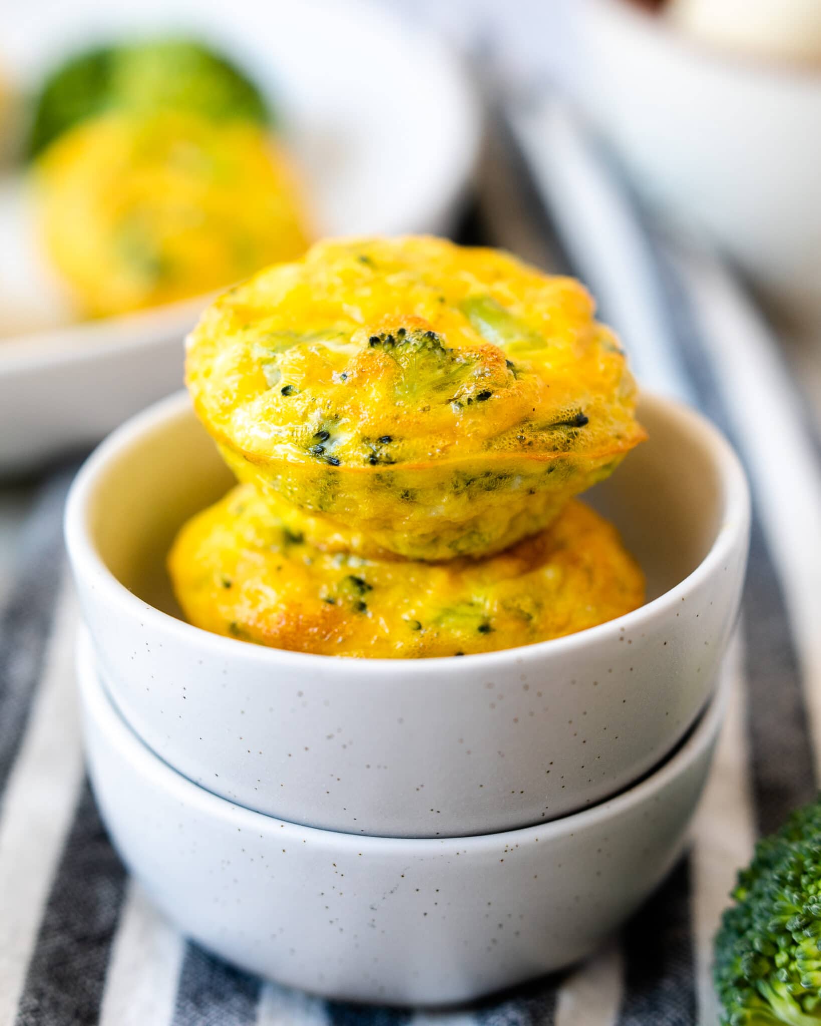 Cheddar Broccoli Egg Muffins