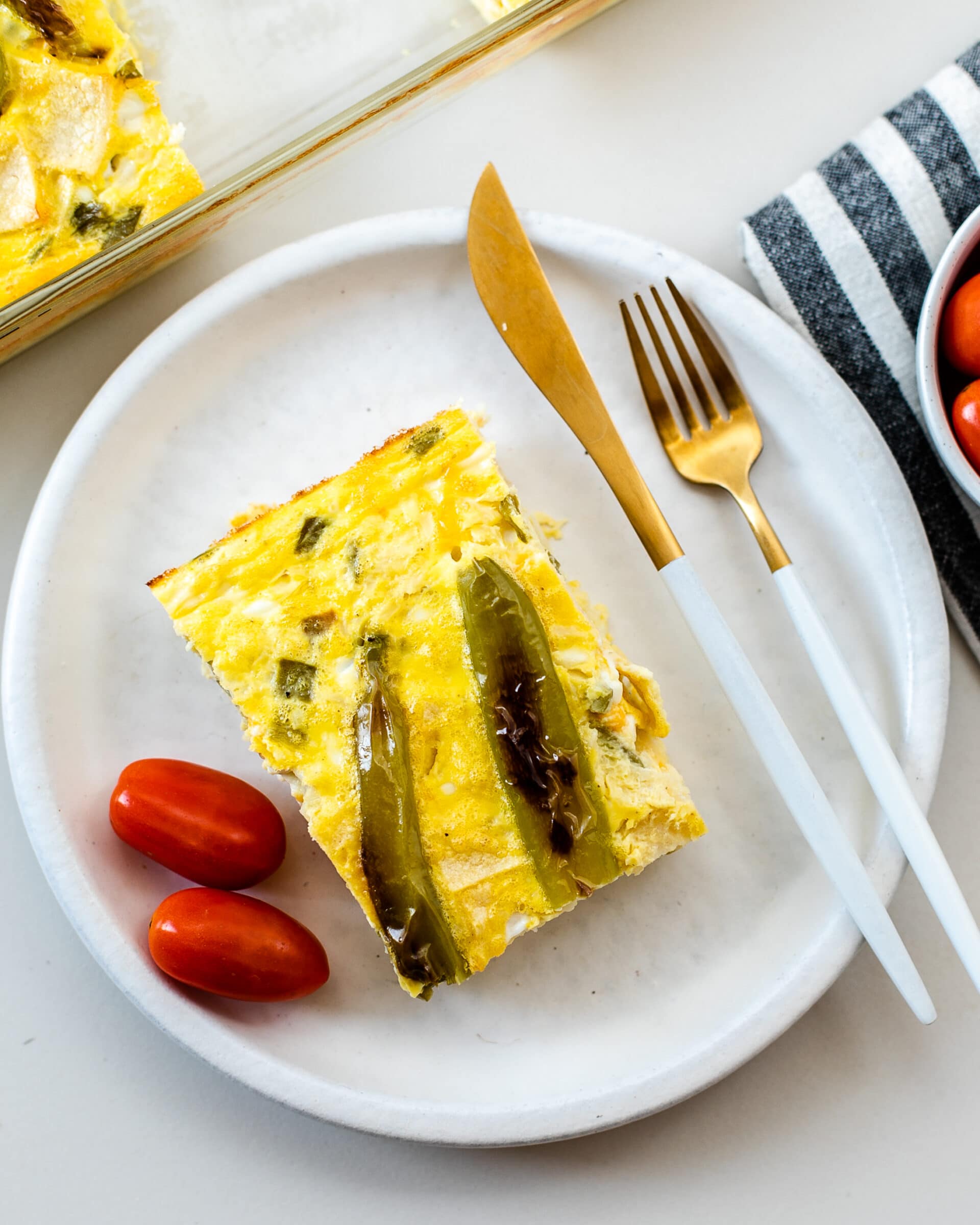 Green Chili Egg Casserole Fit Mama Real Food