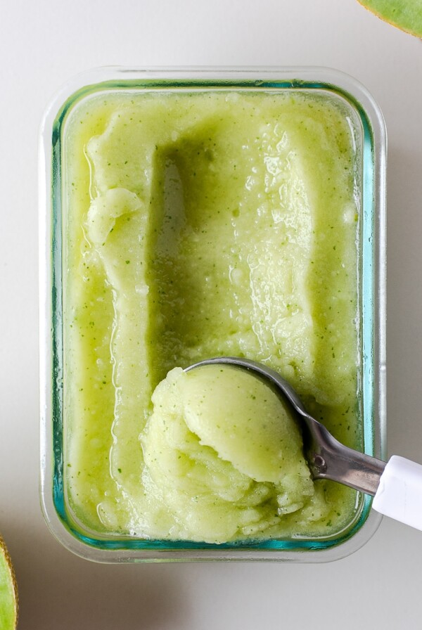 Melon Mint Sorbet