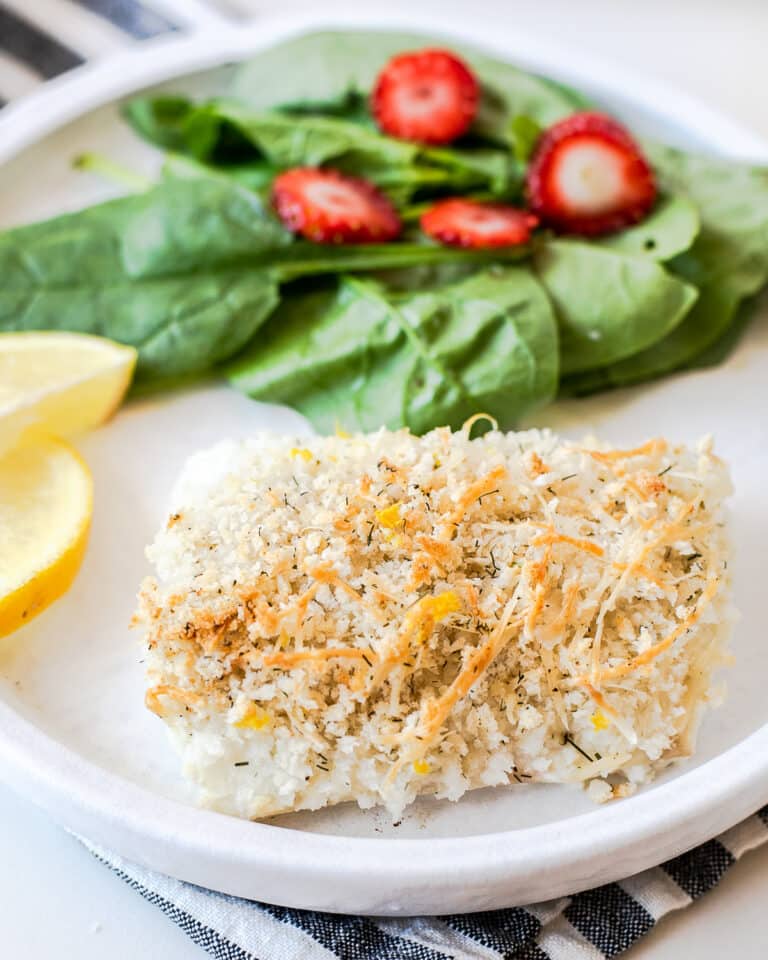 Parmesan Panko Baked Cod Recipe Fit Mama Real Food