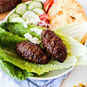 Mediterranean ground beef kabob recipe