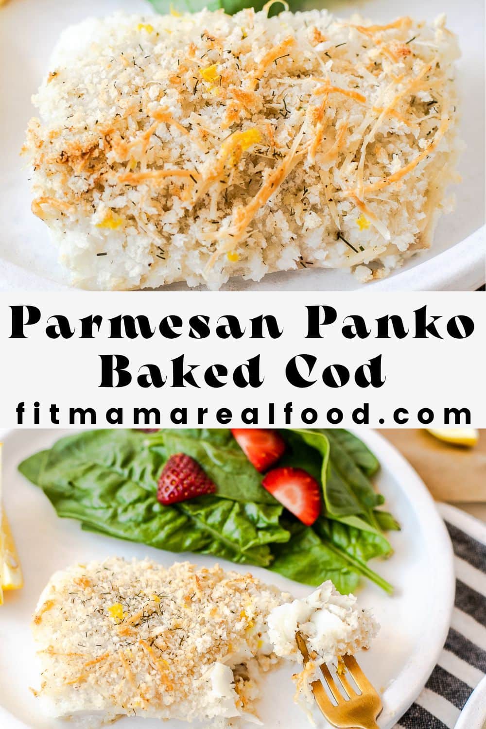 Parmesan Panko Baked Cod