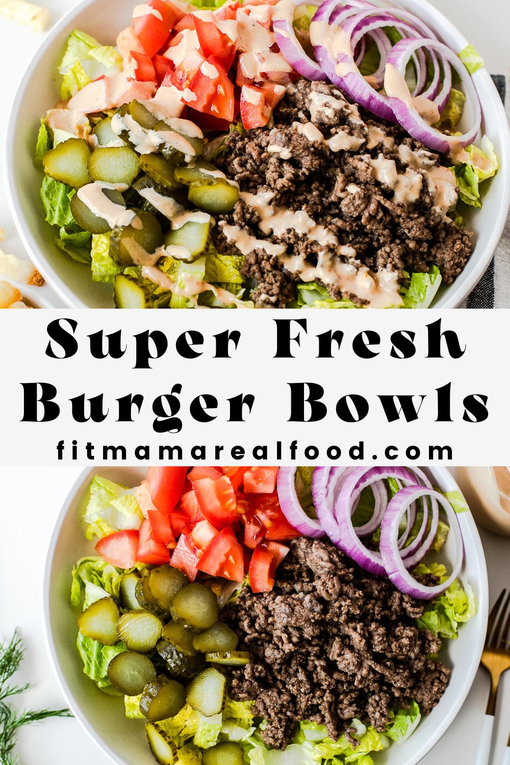 super fresh burger bowl salads