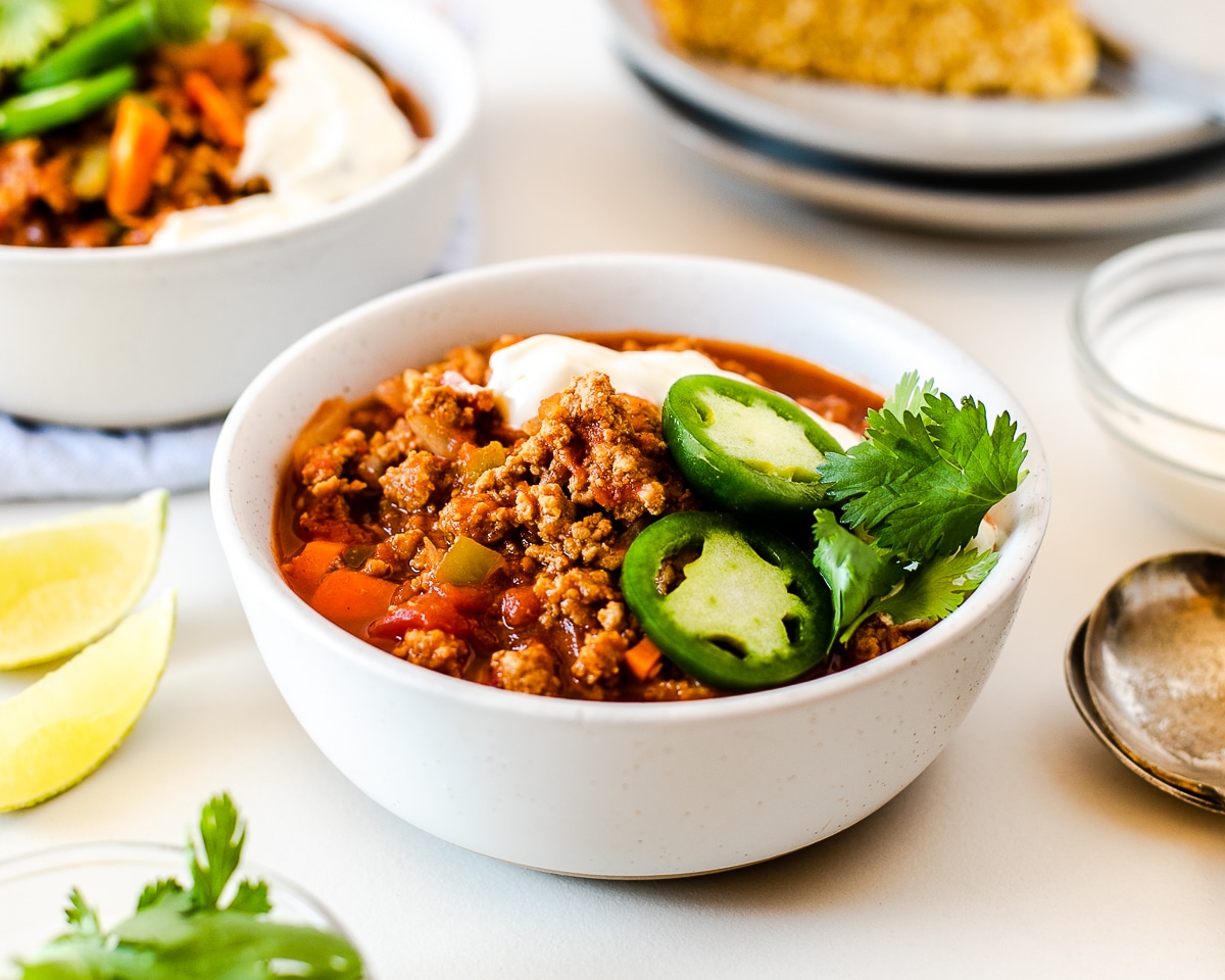 healthy turkey chili recipe