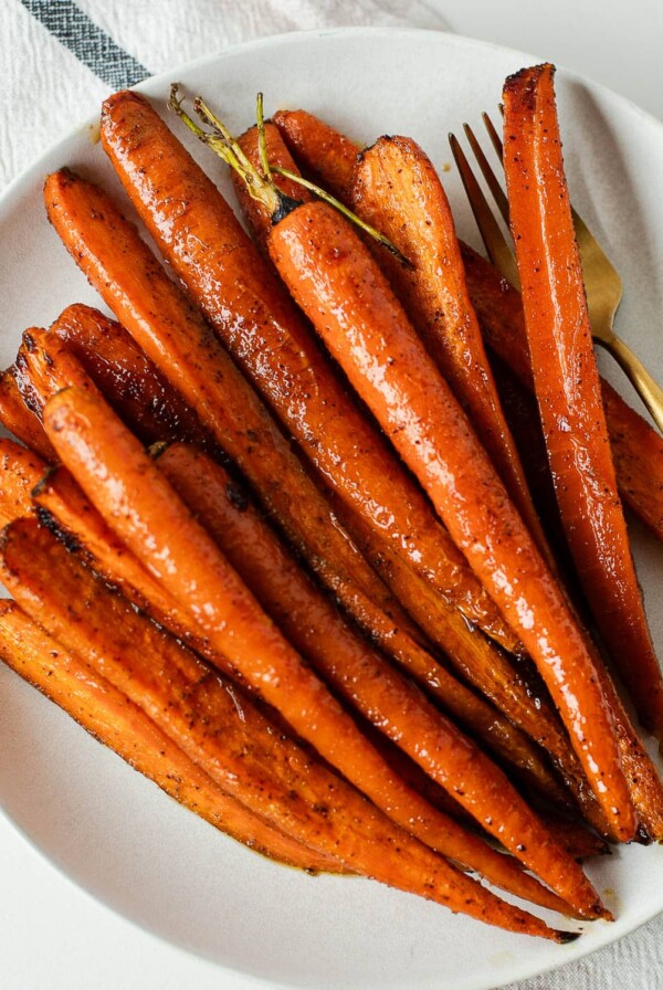 maple glazed roasted carrots