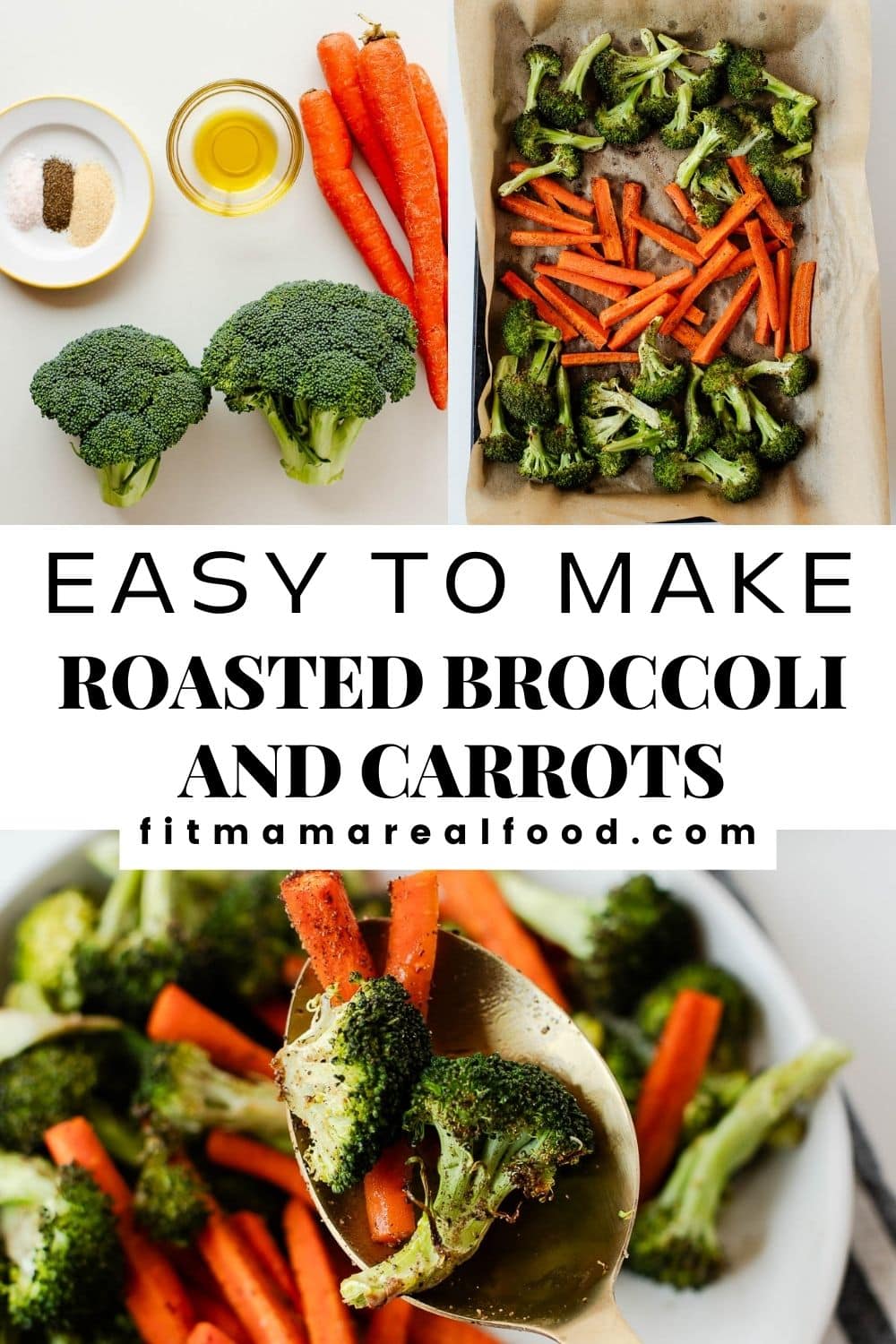 easy to make roasted broccoli and carrots recipe