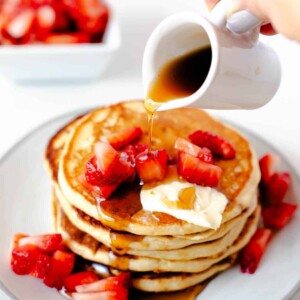healthy buttermilk pancakes