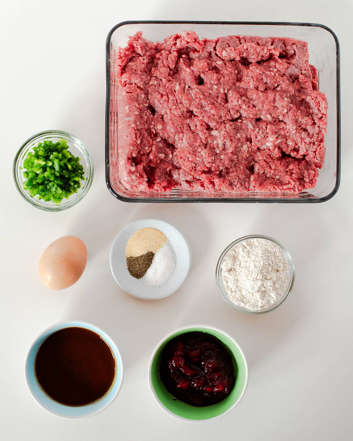 Simple ingredients you'll need for cranberry sauce meatballs