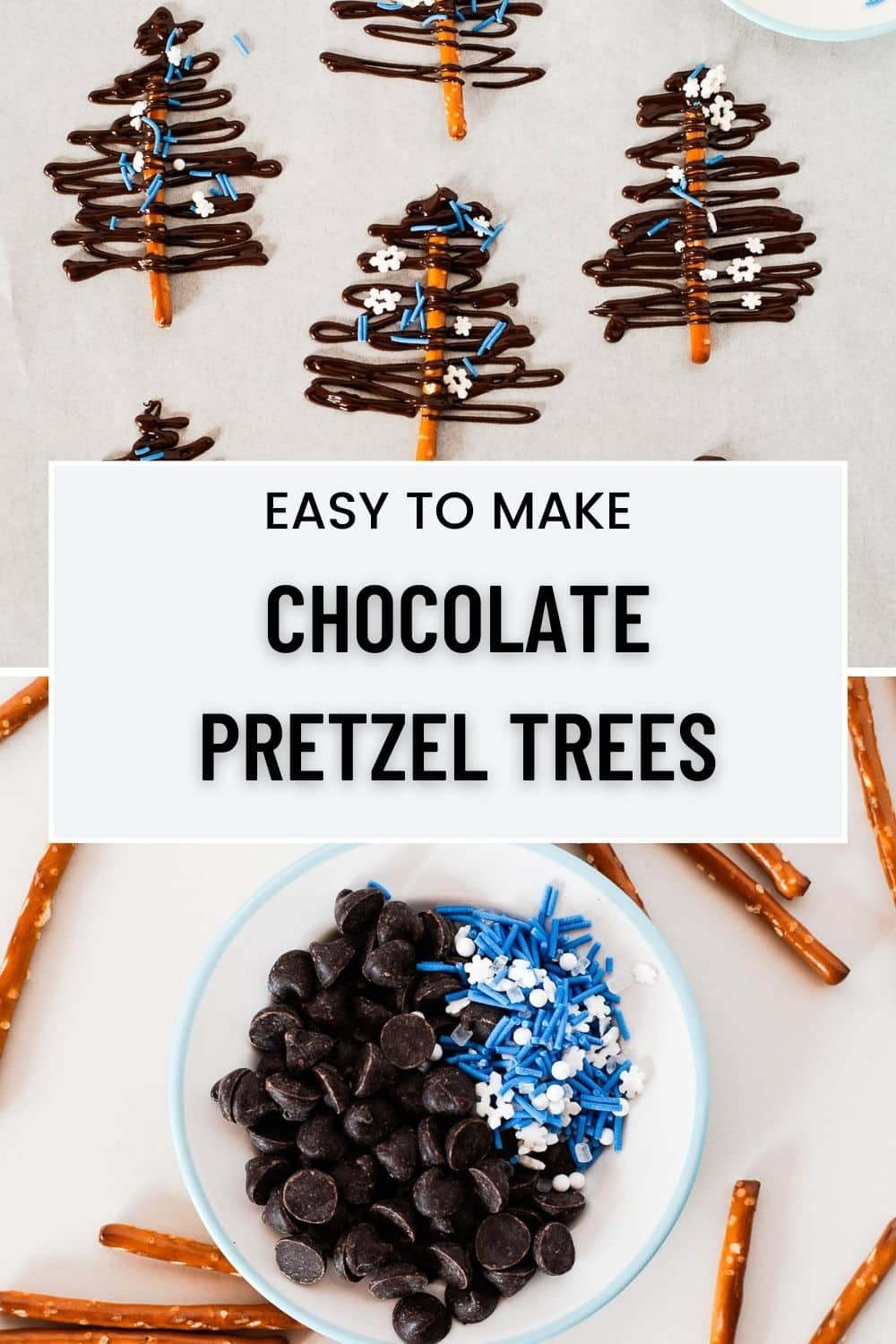 Chocolate Pretzel Trees