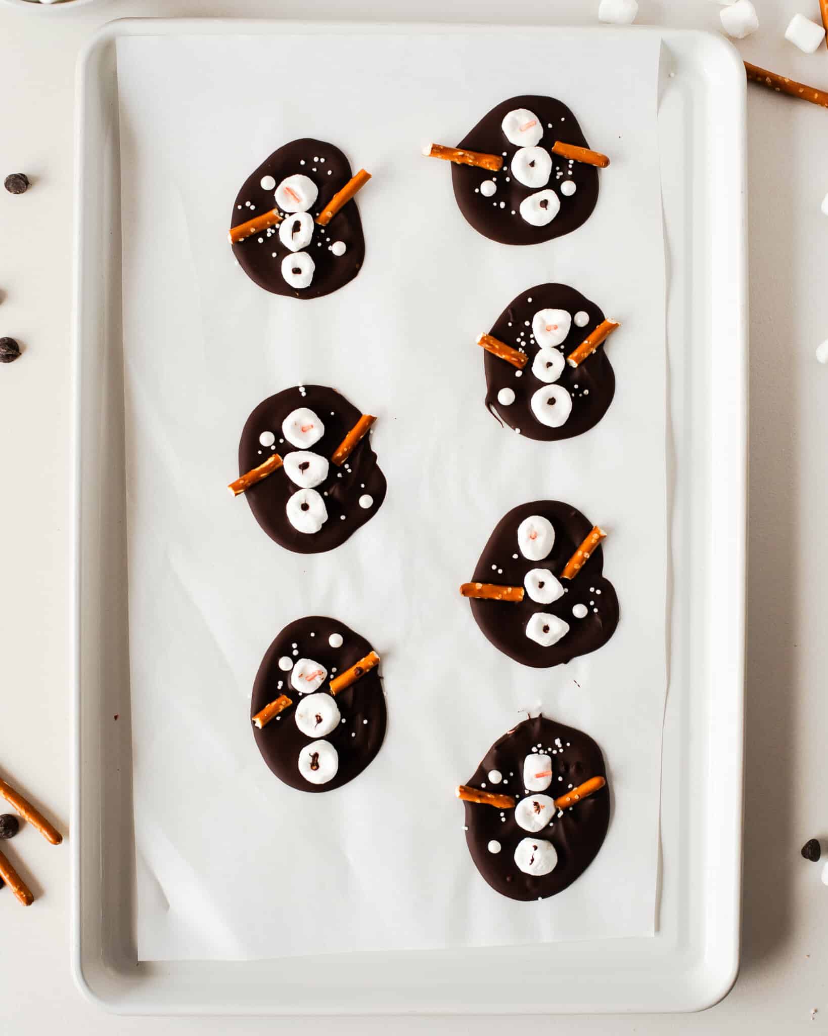 How to make this fun Christmas snowman treat