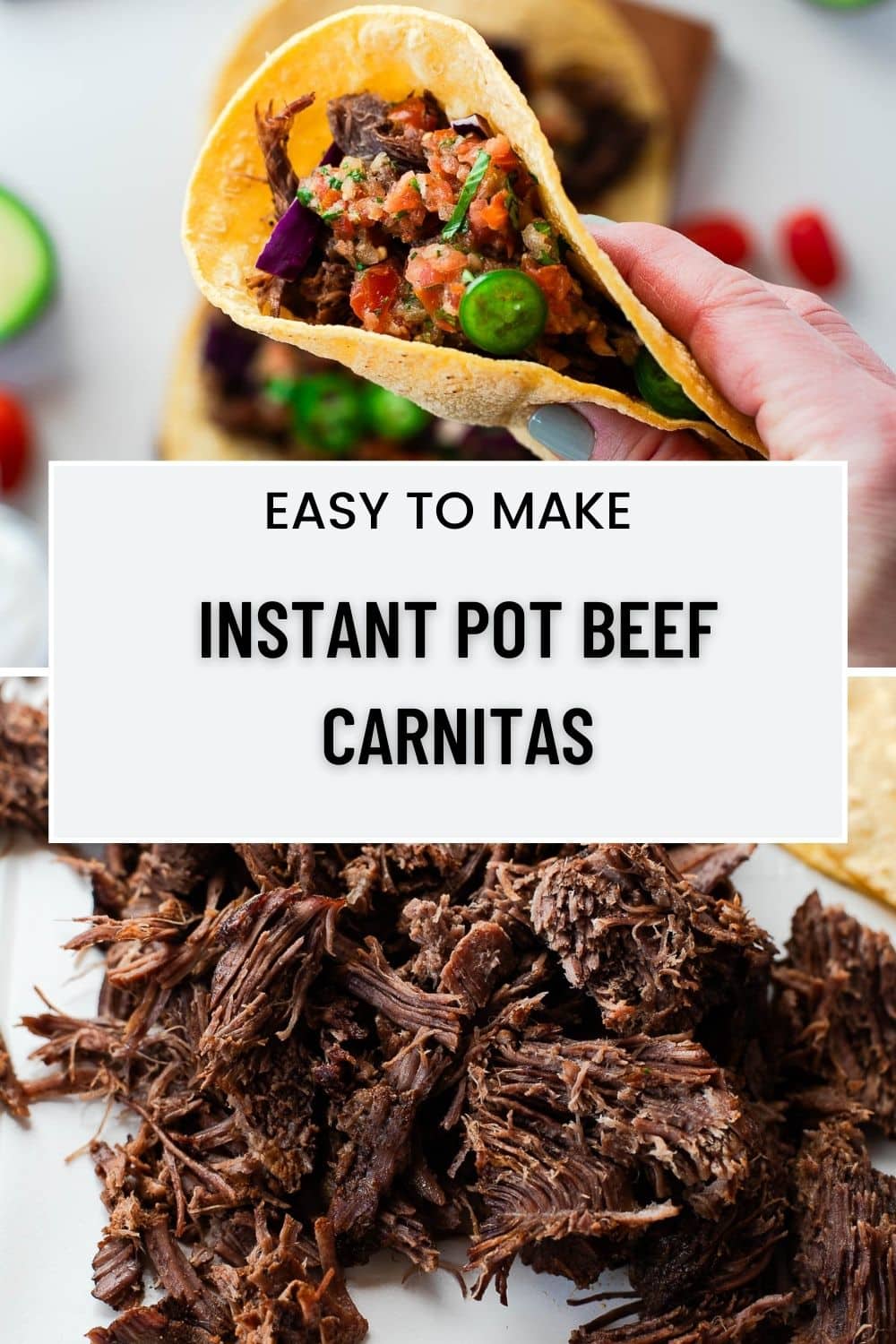 Instant Pot Beef Carnitas
