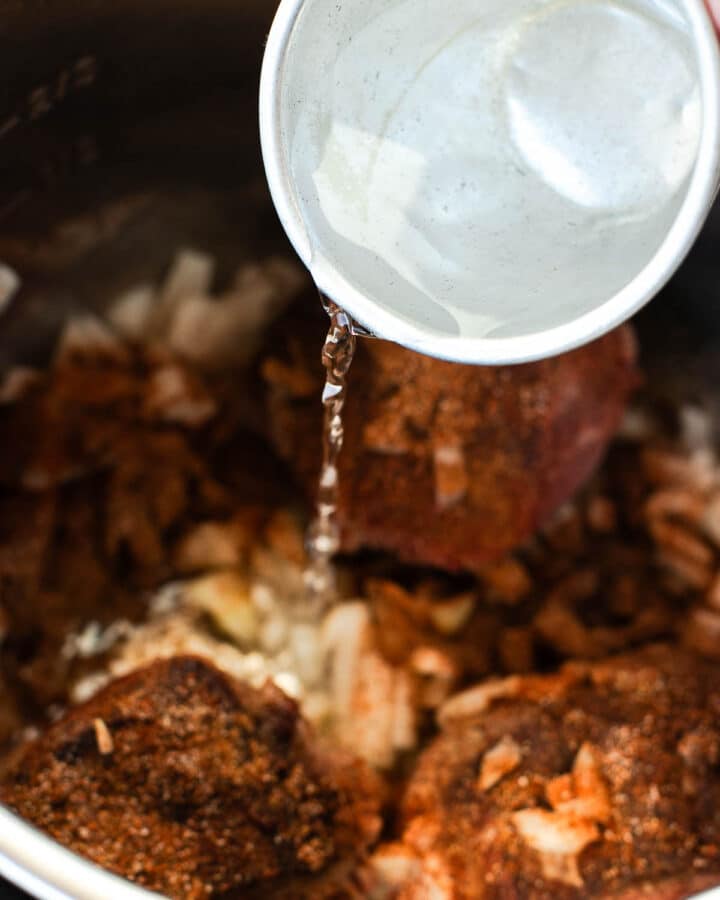Instant Pot Beef Carnitas with Sweet Onion Salsa – Fit Mama Real Food