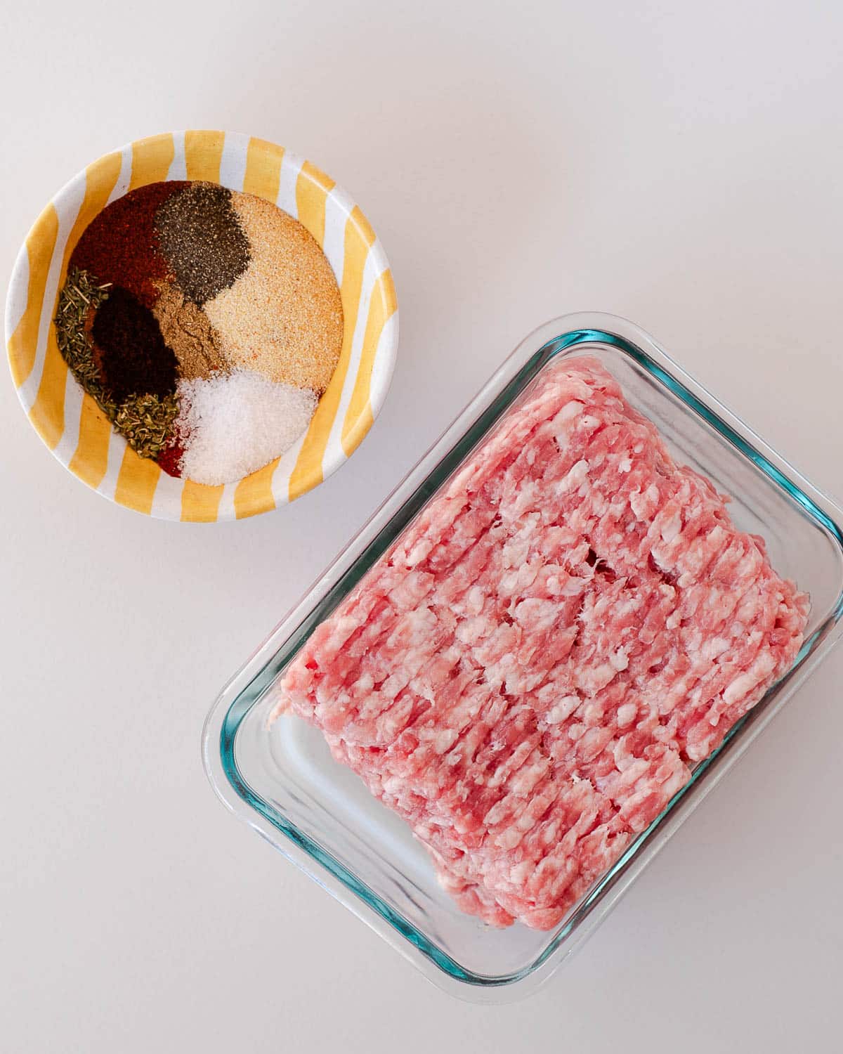 Simple ingredients you'll need for chorizo seasoning