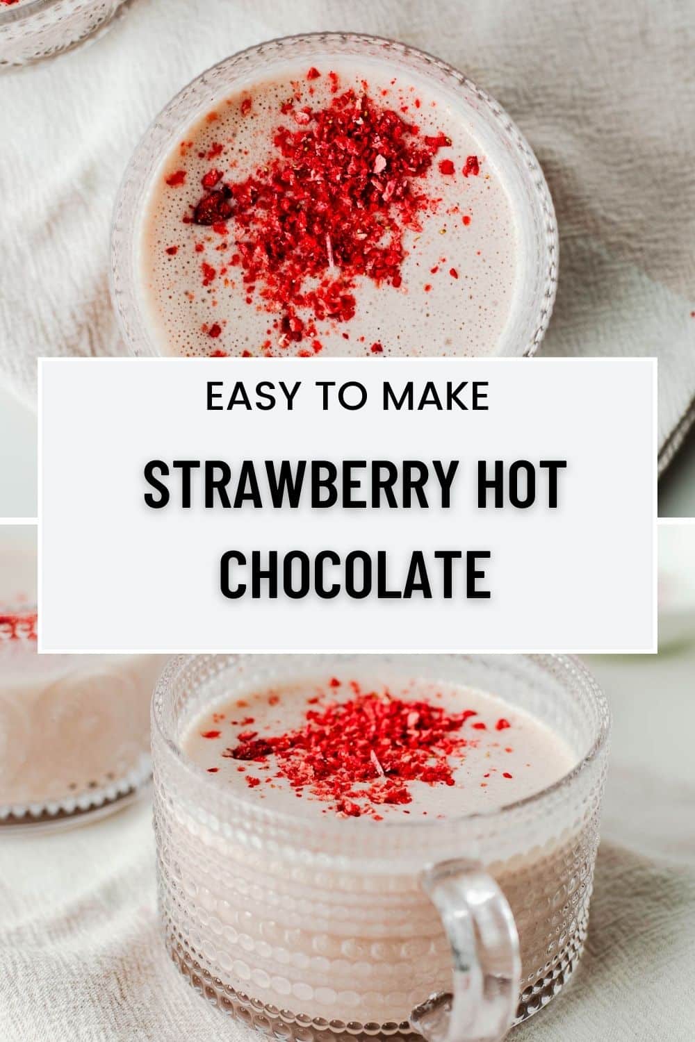 Strawberry Hot Chocolate