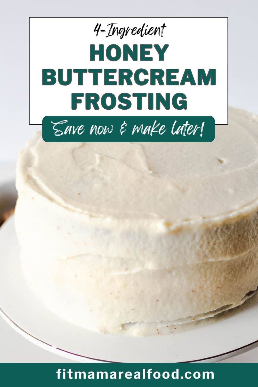 Easy to make honey buttercream frosting