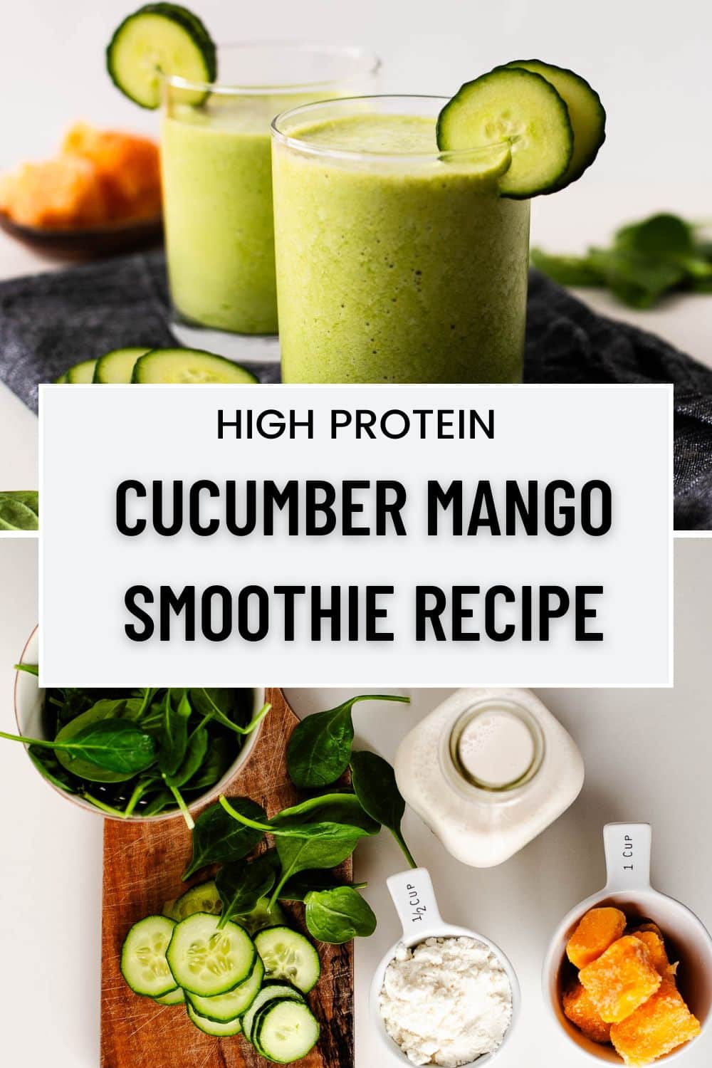 cucumber mango smoothie