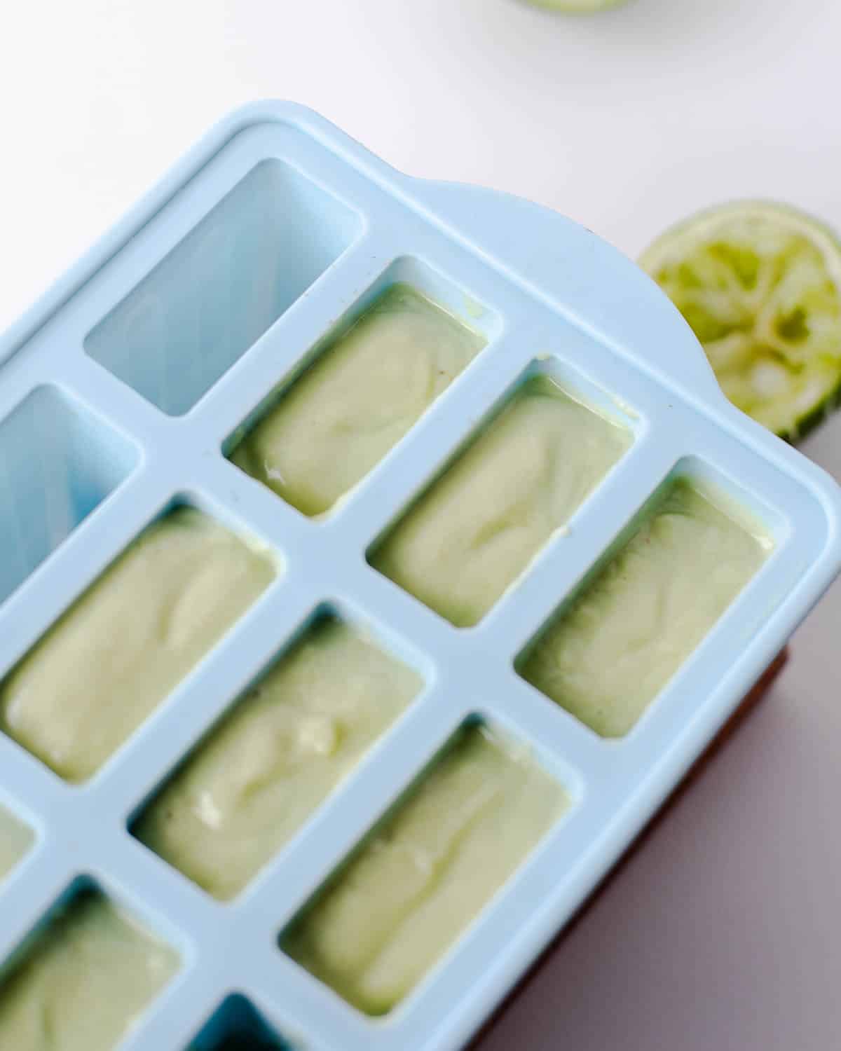 How to make avocado ice pops