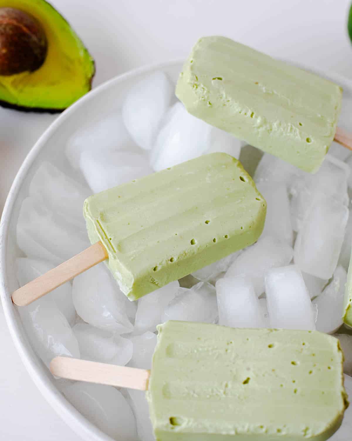 healthy avocado popsicles