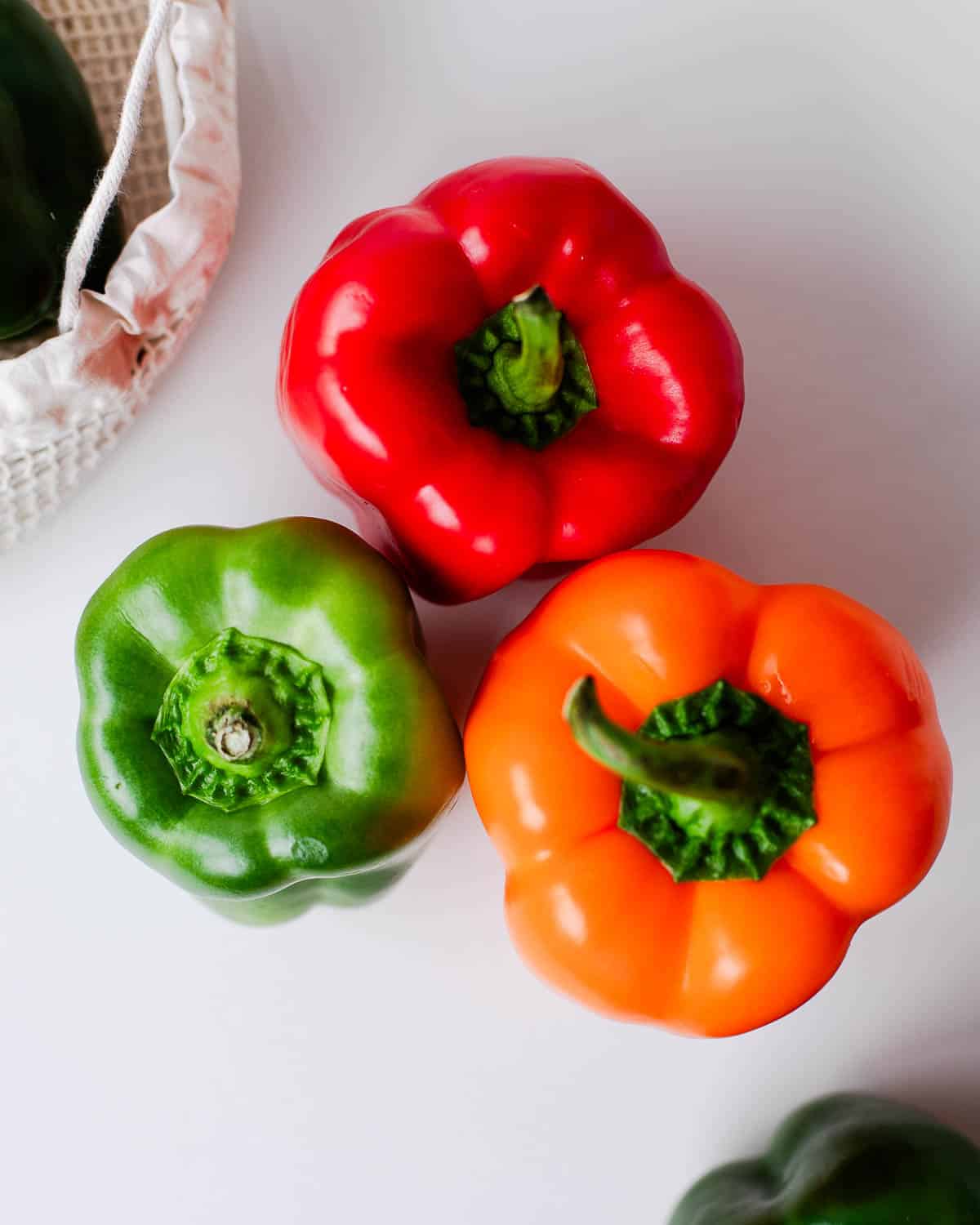 fresh and vibrant sweet bell peppers