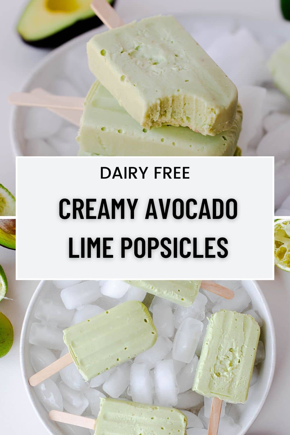 avocado lime popsicles