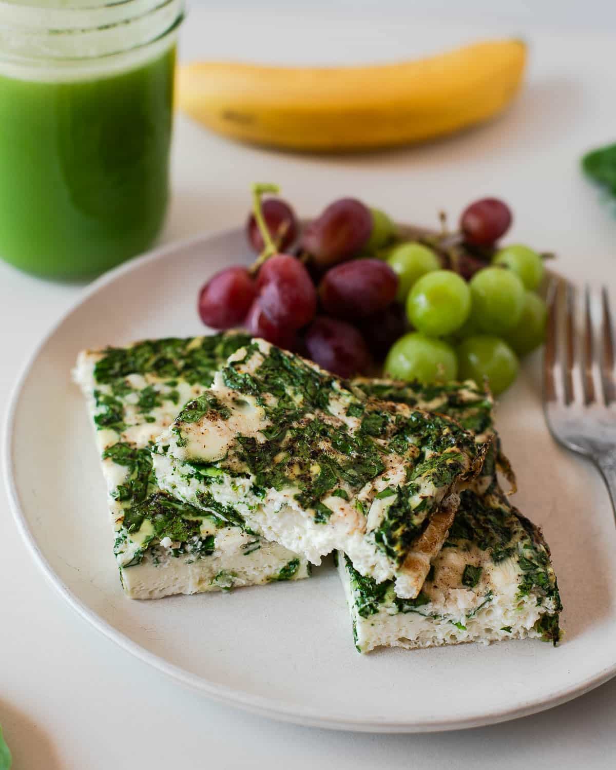 egg spinach egg bake recipe